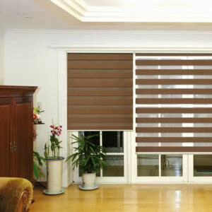 Zebra Blinds with Standard Pelmet